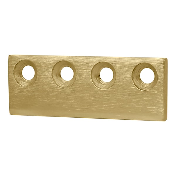 National Hardware National Hardware 3-1/8 in. L Brushed Gold Steel Sliding Door Hardware Connecting Adapter 1 pk N700-107 - main